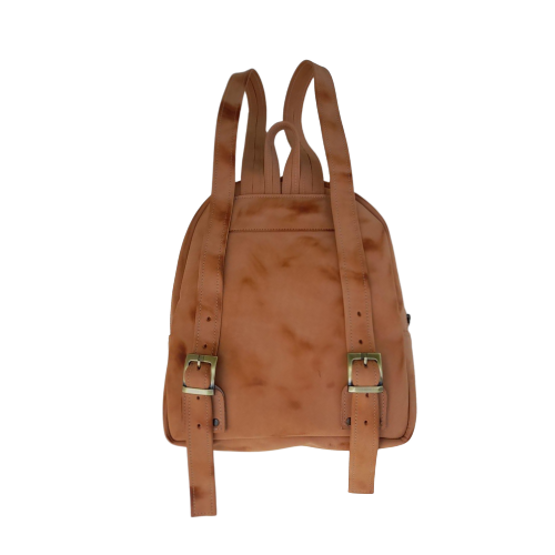 Mochila Bicolor con Detalles Texturados