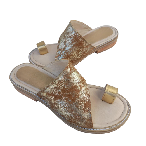 Sandalias doradas